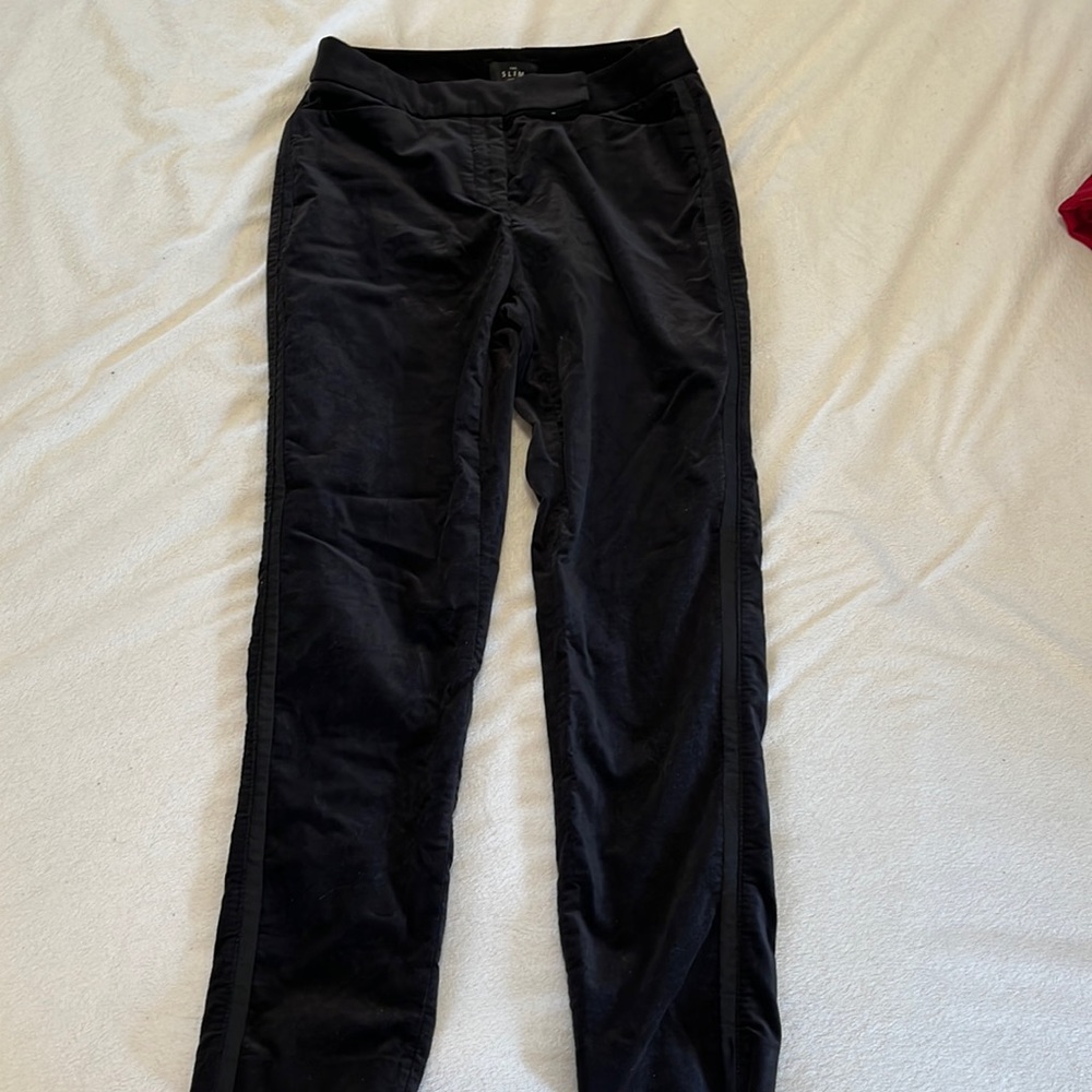 White House Black Market velvet pants